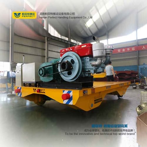 High Power Tractor used in steel plate casting industry cart